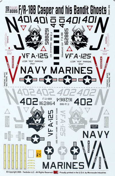 F/A-18B Casper and his Bandit Ghosts
