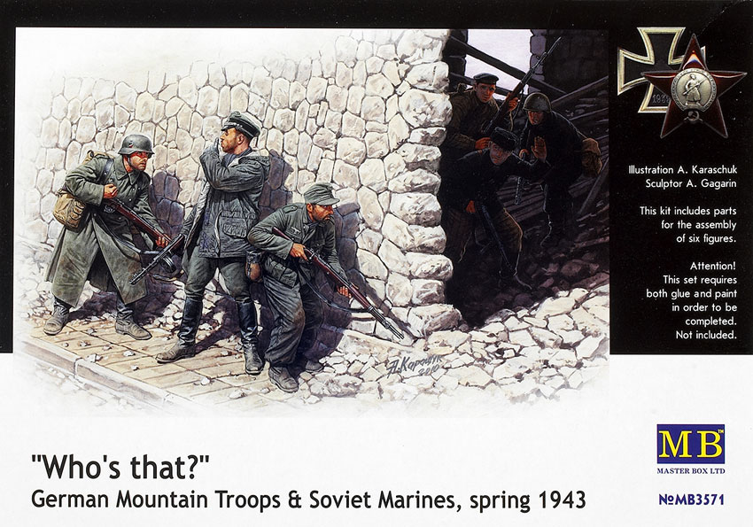 “Who’s that?” (German mountain troops and Soviet Marines, spring 1943)