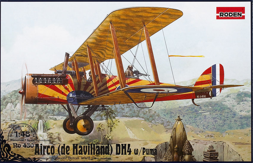 Airco (de Havilland) DH4 with Puma