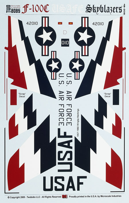 F-100C USAFE Skyblazers