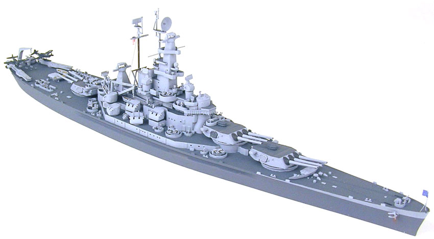 Trumpeter 1/700 scale USS Massachusetts BB-59