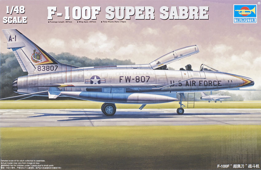 F-100F Super Sabre fighter