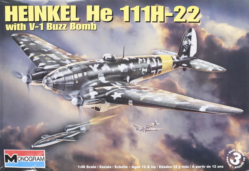 Heinkel He 111H-22 with V-1 buzz bomb