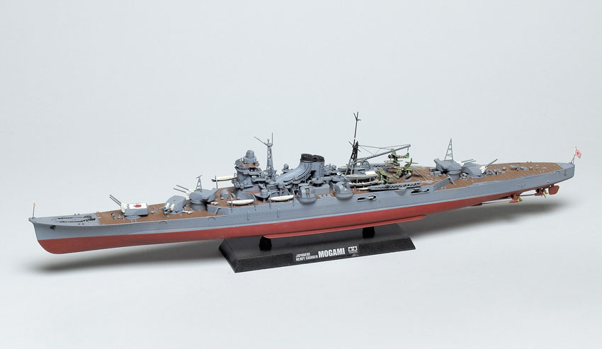 Tamiya 1/350 scale Imperial Japanese Navy heavy crusier Mogami