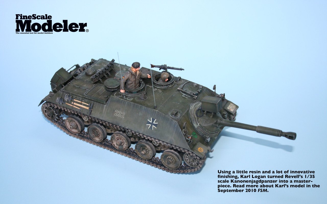 DESKTOP WALLPAPER: Karl Logan’s Revell 1/35 scale Kanonenjagdpanzer