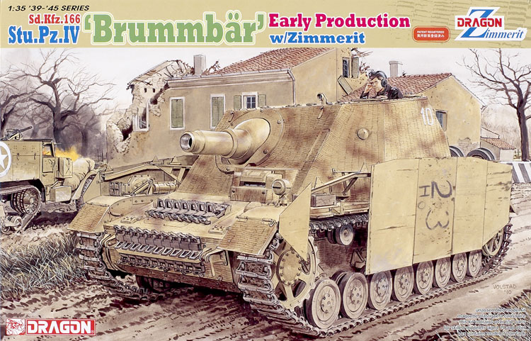 SdKfz.166 Stu.Pz.IV Brummbär early production with Zimmerit