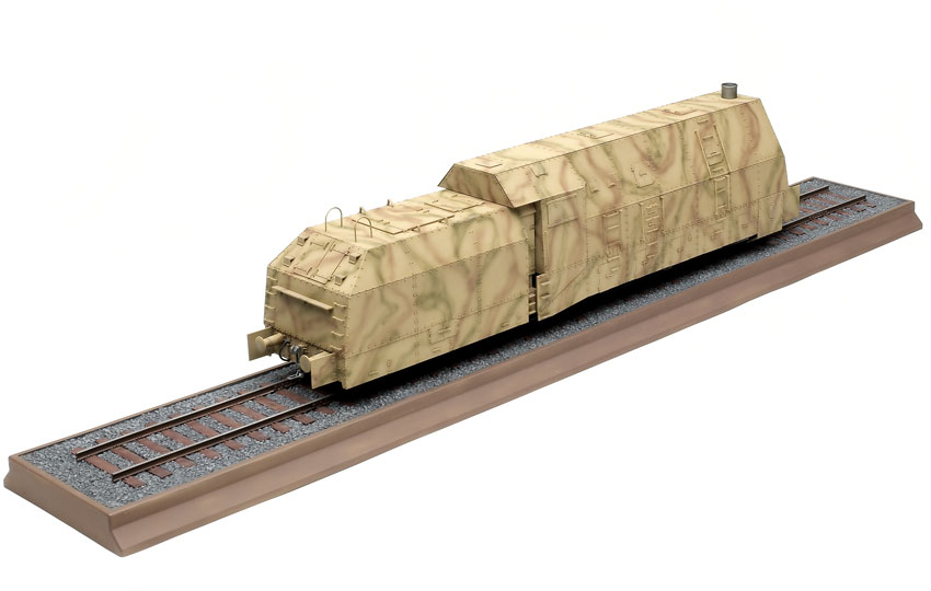 Trumpeter 1/35 scale Panzerlok BR 57 armored locomotive