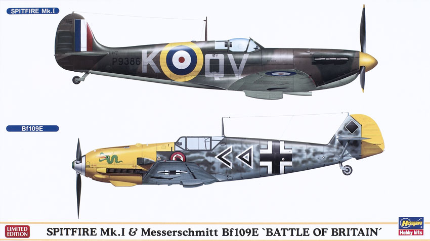 Spitfire Mk.I and Messerschmitt Bf109E “Battle of Britain”