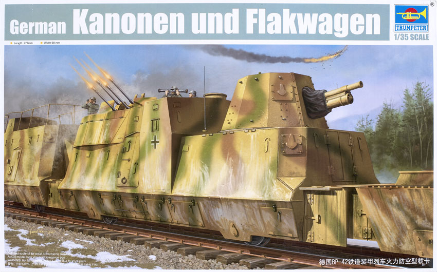 WWII German Army Kanonen (cannon) and Flakwagen armored anti-aircraft railcar