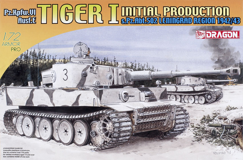 PzKpfw.VI Ausf.E Tiger I initial production s.Pz.Abt.502 Leningrad Region 1942/43