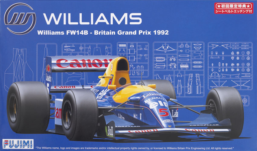 Williams FW14B Britain Grand Prix 1992