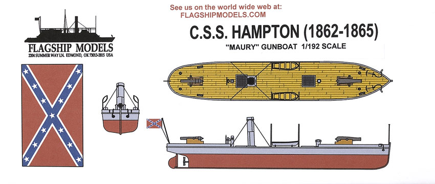 C.S.S. Hampton (1862-1865) “Maury” tugboat