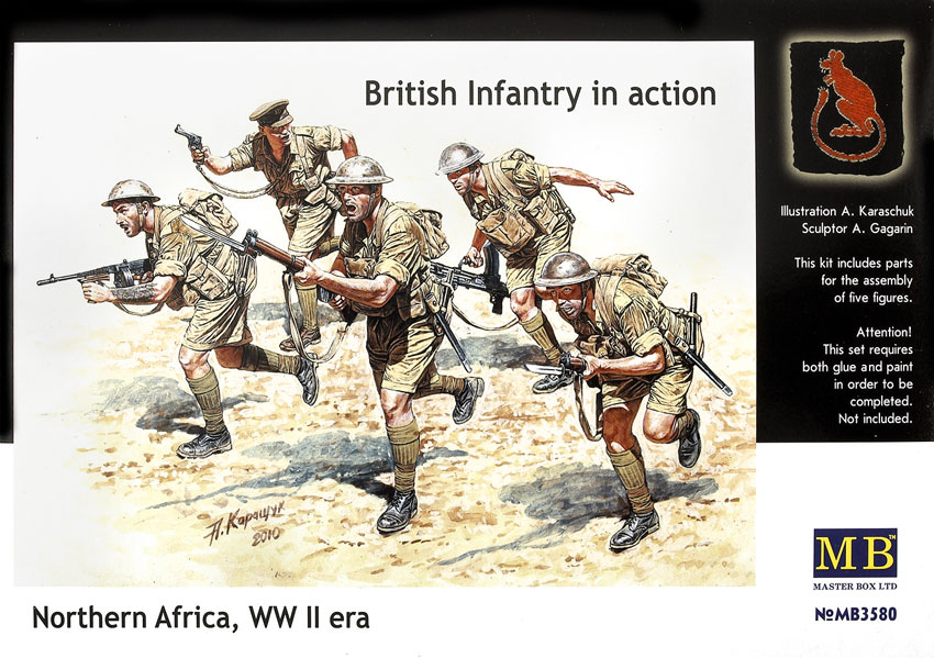 British infantry in action – North Africa WWII