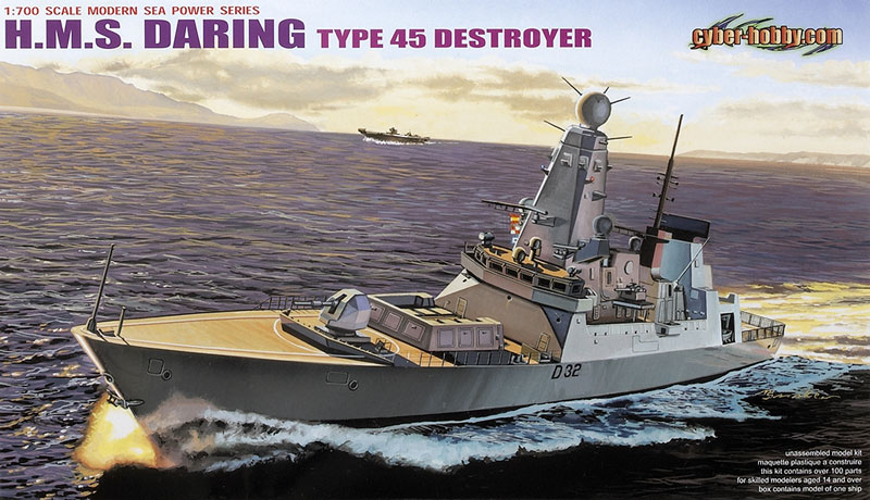H.M.S. Daring type 45 destroyer