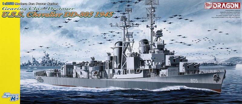 USS Chevalier DD-805 1945 Gearing Class Destroyer