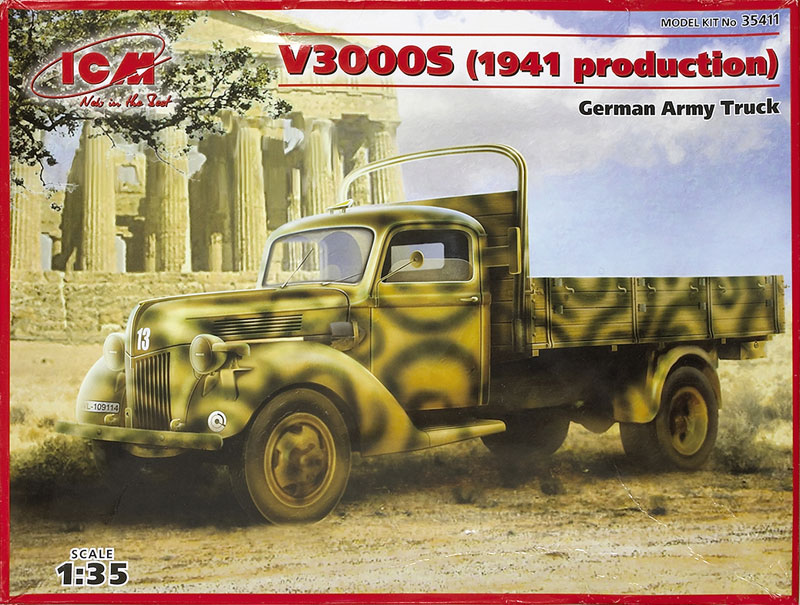 V3000S 1941 production German army truck