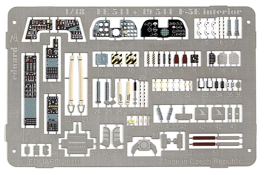 F-5E interior S.A. for AFV Club