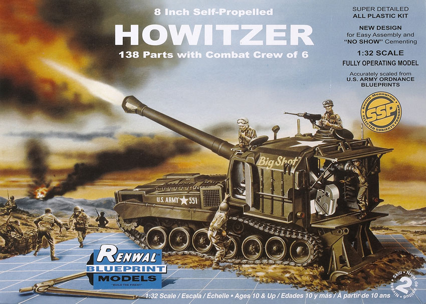 Howitzer with combat crew of 6