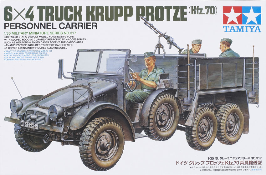 6×4 truck Krupp Protze (Kfz.70)