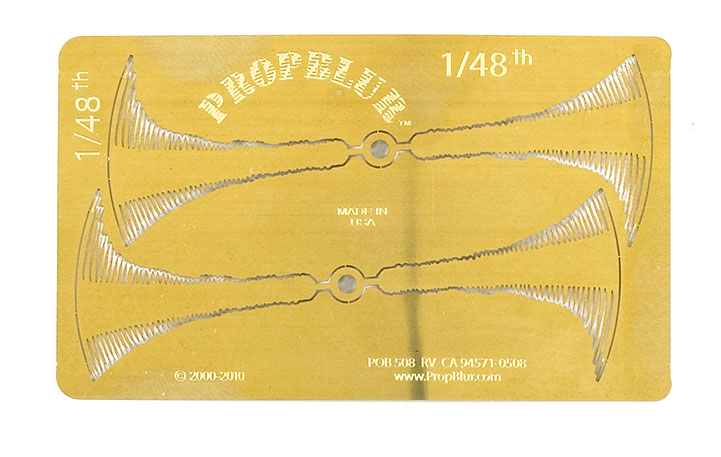 Propeller blade on hub version