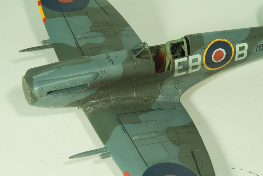 Weathering tips for Mk.XII Spitfire
