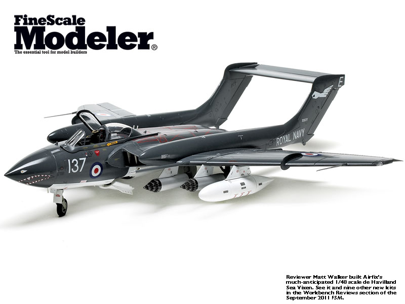 Desktop wallpaper: Matt Walkers’s Airfix de Havilland Sea Vixen