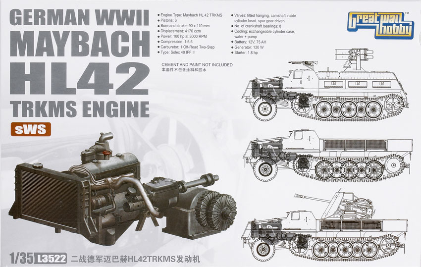 German WWII Maybach HL42 TRKMS engine