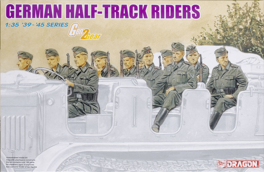 German half-track riders