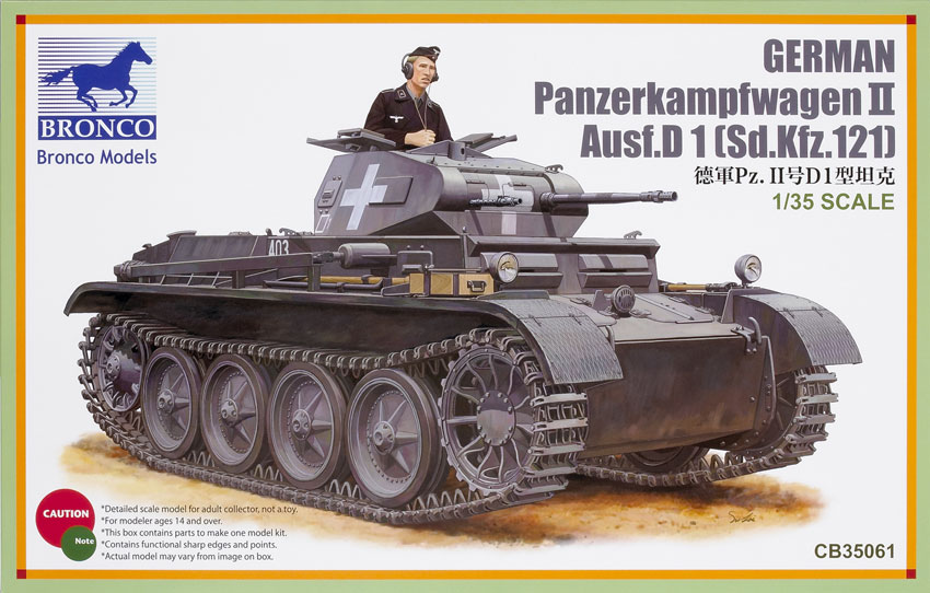 German Panzerkampfwagen II Aus.D 1 (SdKfz.121)