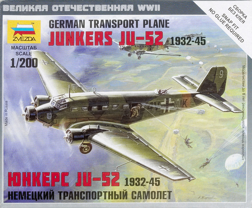 German transport plane Junkers Ju-52 1932-45