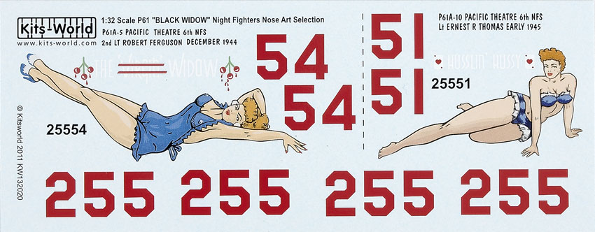 P-61 Black Widow “the Virgin Widow Husslin Hussy”