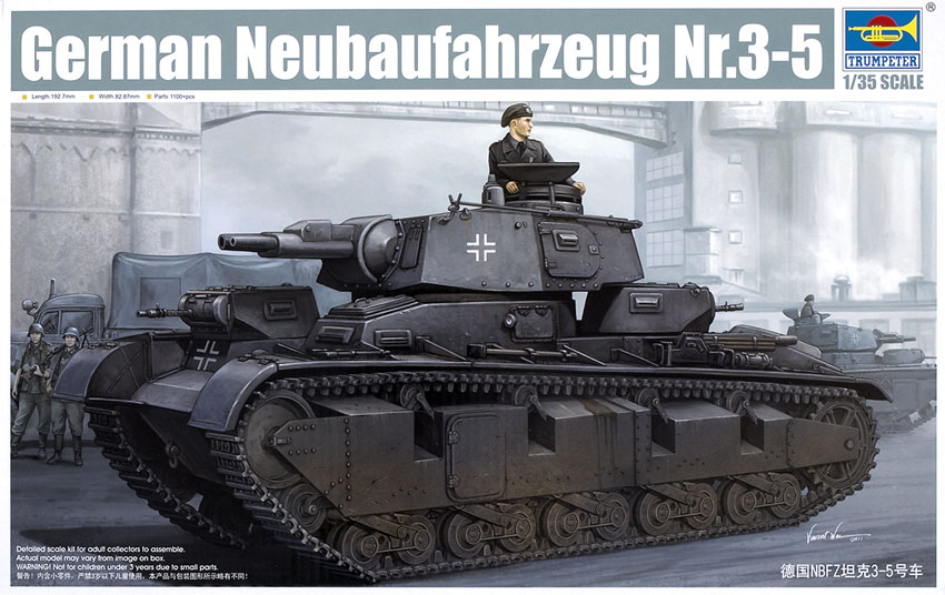 German Neubaufahrzeug Nr.3-5