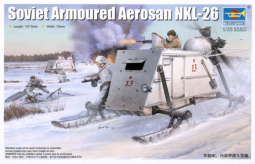Soviet armoured Aerosan NKL-26