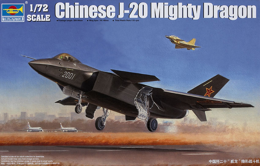 Chinese J-20 Mighty Dragon
