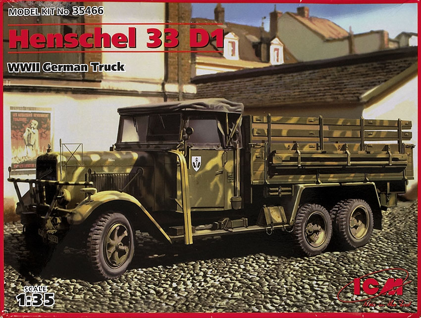 Henschel 33 D1 German army truck