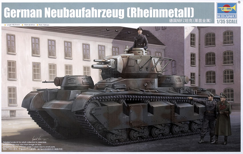 German Neubaufahrzeug Nr.1 Rheinmetall heavy tank