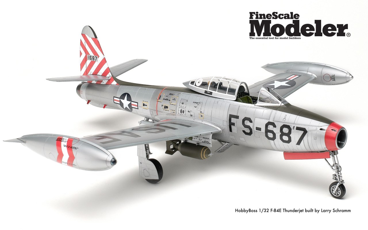 Desktop Wallpaper: HobbyBoss 1/32 F-84E Thunderjet
