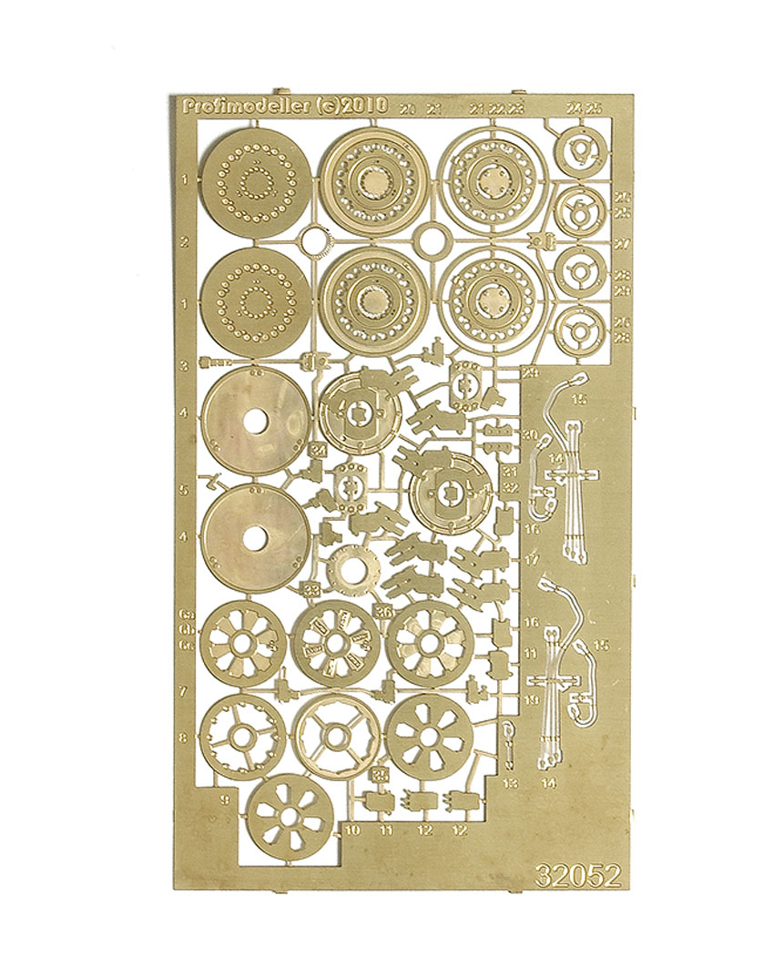 Su25 wheel disks for Trumpeter