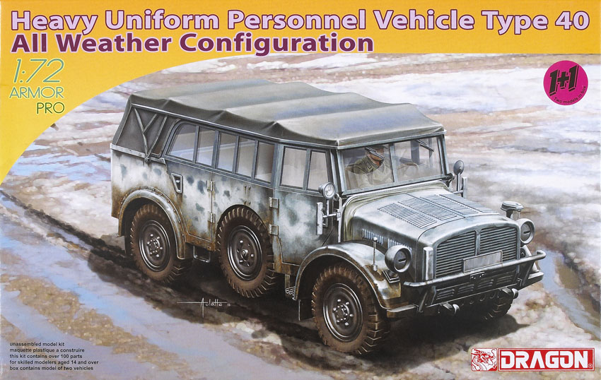 Heavy uniform personnel vehicle Type 40 all weather configuration