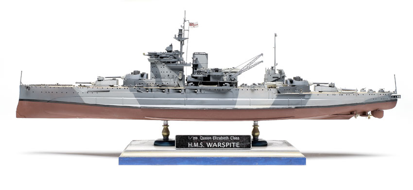 Academy 1/350 scale HMS “Warspite”