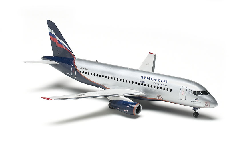 Zvezda 1/144 scale Sukhoi Superjet 100