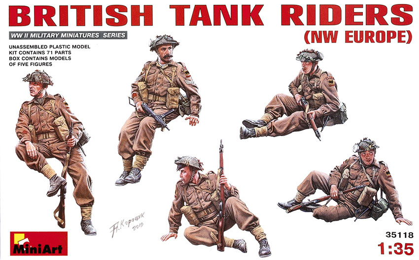 British tank riders NW Europe