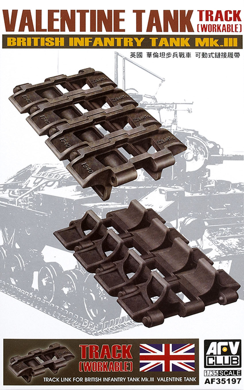 Valentine tank workable track _ British infantry tank Mk.III