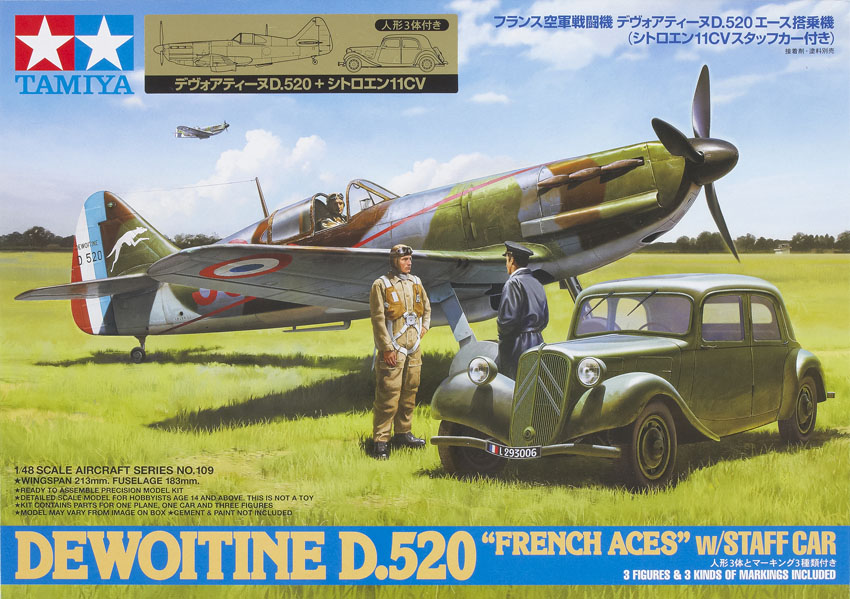 Dewoitine D.520 “French Aces” with staff car