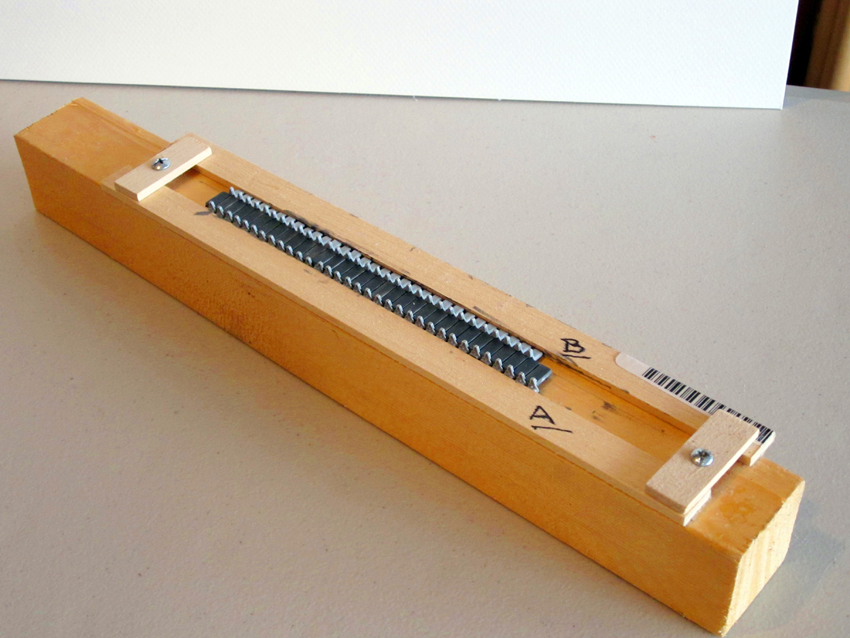 Custom jig for assembling tracks