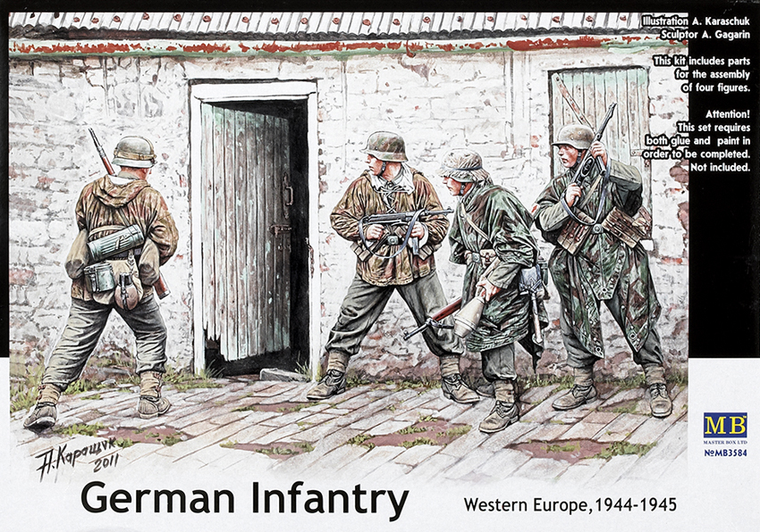 German infantry, Western Europe 1944-1945