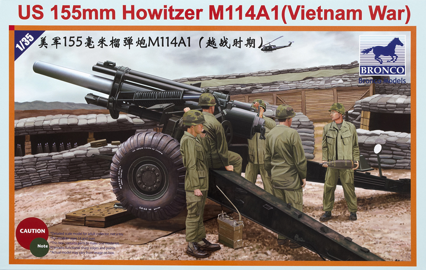 US 155mm Howitzer M114A1 (Vietnam War)