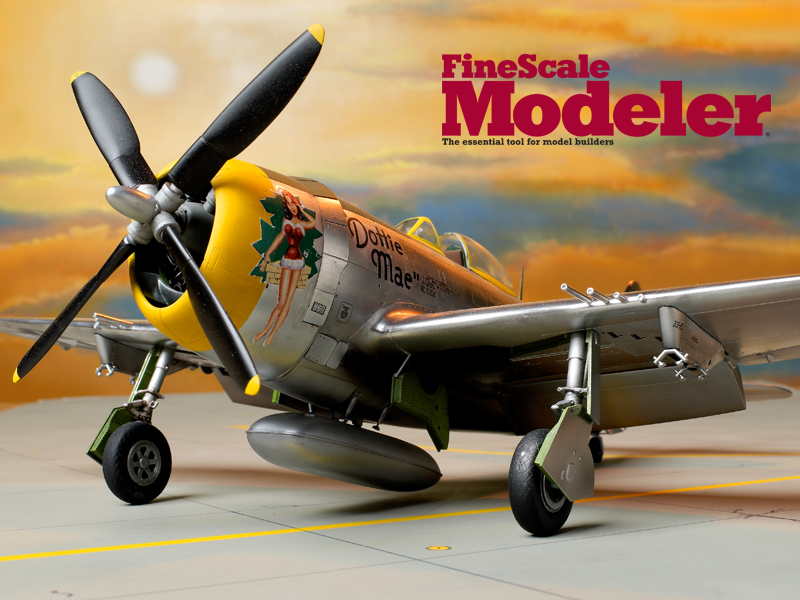 Desktop wallpaper: 1/32 scale P-47 Thunderbolt “Dottie Mae”
