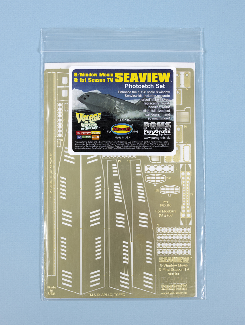Eight window Seaview photoetch set for Moebius