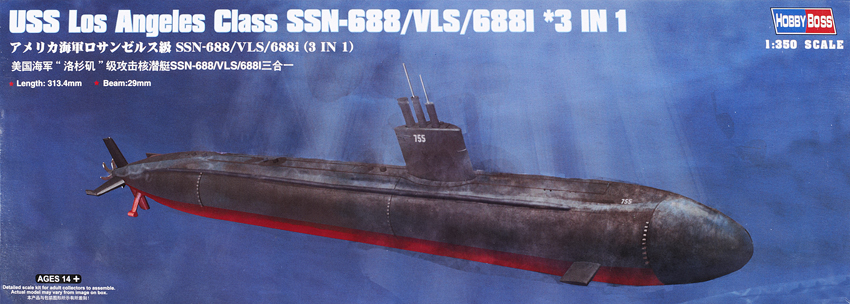 USS Los Angeles class SSN-688/VLS/6881 3 n’ 1